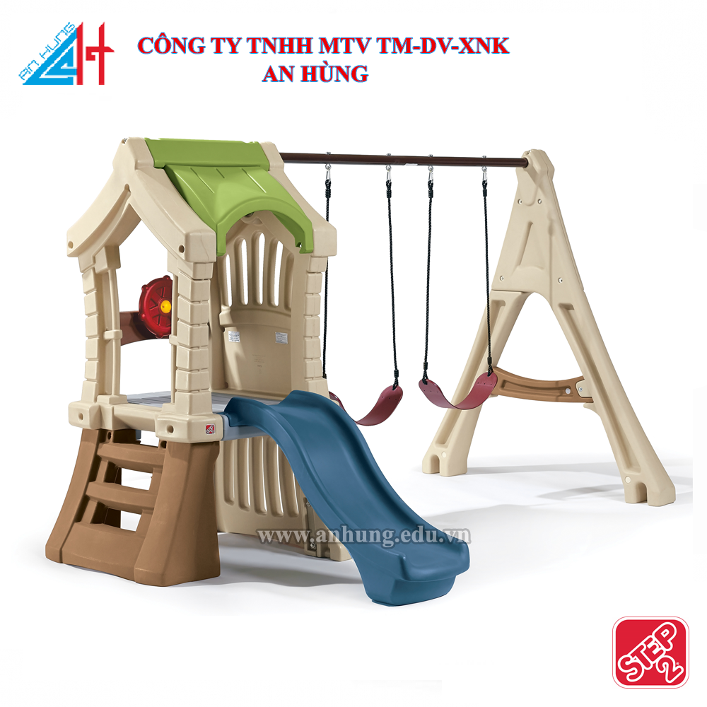 Bộ nhà, cầu trượt, xích đu liên hoàn STEP2 850000