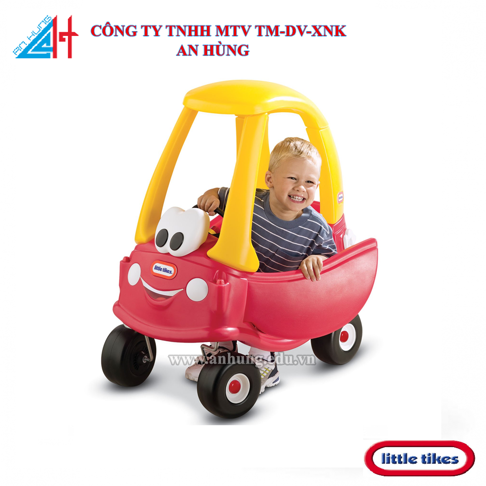 Xe ô tô chòi chân cozy đỏ Little Tikes