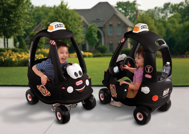 Xe ô tô chòi chân taxi Little Tikes