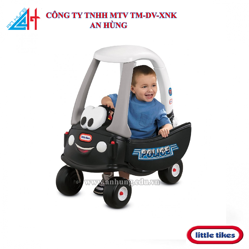 Xe ô tô chòi chân cảnh sát Little Tikes