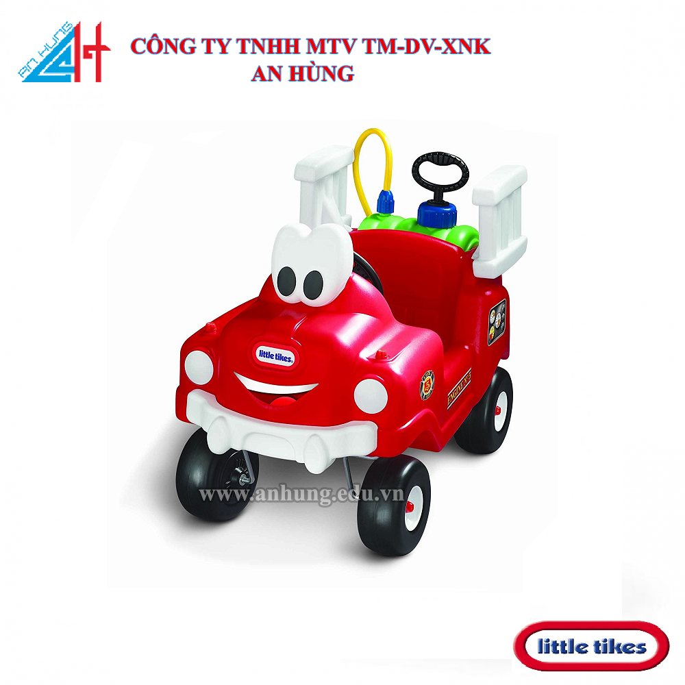 Xe chòi chân mui trần cứu hỏa Little Tikes 